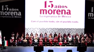Morena llama a la unidad y cerrar filas en su celebración de 15 años.