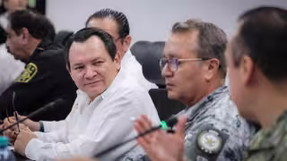 Díaz Mena reconoció la labor de las fuerzas de seguridad federales y estatales