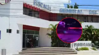 Ataque armado durante protesta laboral en Xpujil deja un muerto y un herido.