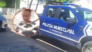 El ambientalista Dennis Pérez Reyes fue detenido frente a la casa del alcalde Pablo Gutiérrez Lazarus en Ciudad del Carmen.