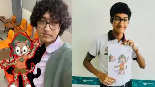 Fue creador de la mascota oficial del Conalep Carmen, símbolo que hoy portan cientos de alumnos.