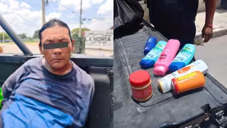 El hombre fue detenido por la Policía Municipal de Umán