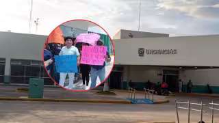 Personal de enfermería del Hospital Rural de Mamantel inició una protesta formal a las afueras del lugar.