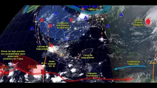 El monzón mexicano provocará condiciones meteorológicas severas en diversas regiones del país