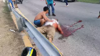 Rafael E.C., alias “El Gato” perdió la batalla tras más de seis horas de agonía, luego de accidentarse en su moto y terminar con las vísceras de fuera