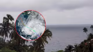 La Semar cerró los puertos de Acapulco y Puerto Marqués a embarcaciones menores por la tormenta Trudy.