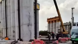 Así lucía parte de la obra del Tren Maya en Xul-Ha