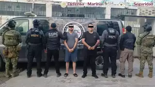 Tras su captura, ambos sujetos fueron puestos a disposición del Ministerio Público federal, donde se definirá su situación jurídica