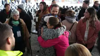 La presidenta Claudia Sheinbaum se erunión con familiares de los mineros fallecidos en Pasta de Conchos