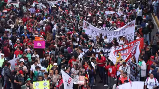 La dirigencia magisterial de la CNTE reiteró que las demandas centrales continúan vigentes