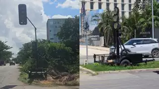 Se comentó que el dispositivo permitirá regular el flujo vehicular y reducir riesgos el tiempo que duren dichas obras