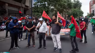 Las protestas de la CNTE ocurren en la antesala de la inauguración del Mundial 2026, que tendrá como sede el Estadio Ciudad de México, antes Estadio Azteca