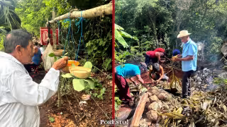 Campesinos de Tahdziú recurren a una antigua ceremonia maya para pedir buenas lluvias