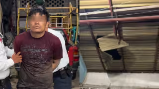 El hombre fue detenido tras el aviso de los dueños de la vivienda