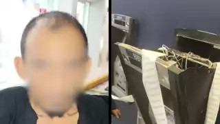 El hombre fue puesto a disposición de la autoridad correspondiente