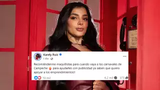 Karely Ruiz confirmó su visita al Carnaval de Ciudad del Carmen 2026, donde estará dos días: 14 y 15 de febrero.