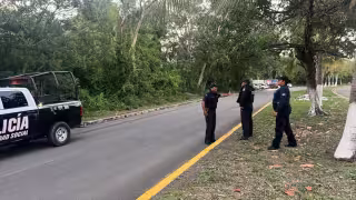 Hallazgo de restos humanos genera movilización policial.