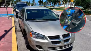 Motociclista resulta lesionado tras choque en la avenida Pedro Sáinz de Baranda