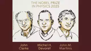 Los tres físicos realizaron experimentos con un circuito eléctrico superconductor que permitía observar fenómenos cuánticos a una escala visible