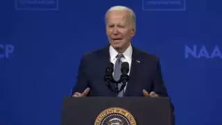Joe Biden, presidente de Estados Unidos y candidato democrata para reelegirse en el cargo