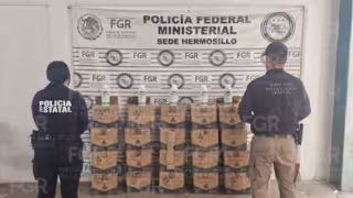 El operativo se realizó sobre la carretera Hermosillo-Santa Ana, una de las vías de comunicación más importantes de Sonora