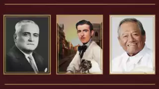 Los compositores yucatecos Armando Manzanero, Guty Cárdenas y Ricardo Palmerín