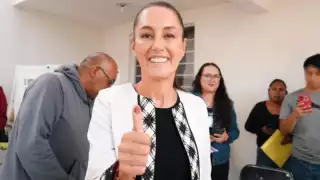 Claudia Sheinbaum, candifdata presidencial de la coalición Sigamos Haciendo Historia