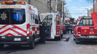 El colapso ocurrió en un predio en remodelación