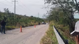 Fatal accidente en carretera estatal deja un motociclista sin vida en Candelaria