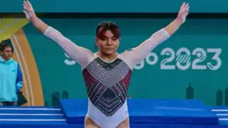 Alexa Moreno, gano medalla de bronce en la Copa del Mundo de Gimnasia en Bulgaria