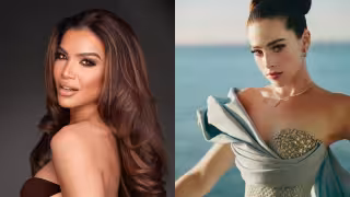 Miss Irak aparece en el Estadio Monterrey y muestra su apoyo a Fátima Bosch.