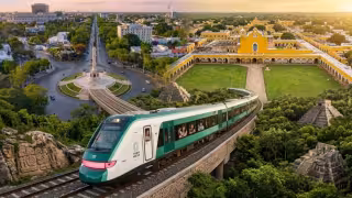 Se puede llegar de Mérida a Izamal en Tren Maya