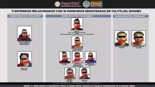 Los 11 detenidos fueron puestos a disposición de las autoridades competentes