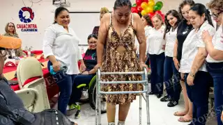 María Concepción Pérez Mora, de 42 años, perdió la pierna derecha tras un episodio de violencia de género.