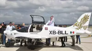 El anuncio se realizó en el Aeropuerto Internacional Felipe Ángeles (AIFA), donde el secretario Marcelo Ebrard encabezó la presentación del avión