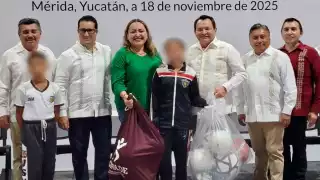 El gobernador Díaz Mena destacó que el objetivo de estas acciones es masificar el deporte en Yucatán