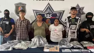 Los detenidos quedarán a disposición de la FGE