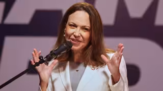 María Corina Machado, líder opositora venezolana y premio Nobel de la Paz