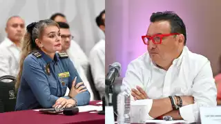 Durante la comparecencia de Marcela Muñoz Martínez en el Congreso de Campeche, se vivieron momentos de tensión.