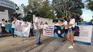 Así se desarrolló la marcha en Felipe Carrillo Puerto