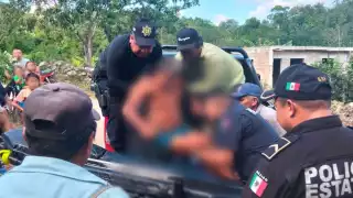 El hombre fue atendido por paramédicos