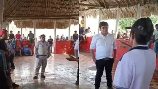 Pobladores de Xkanhá, en Hopelchén, enfrentaron a un directivo de la CFE tras tres días sin energía eléctrica.