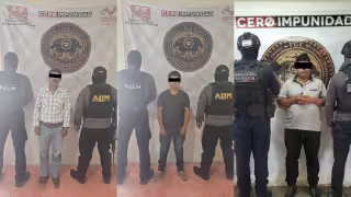 Detienen a cuatro sujetos relacionados con abuso de menor en Chiapas.