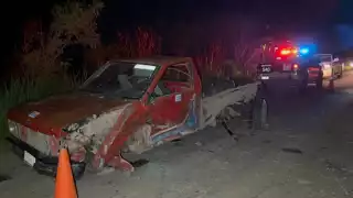 Así terminó la camioneta en Hopelchén