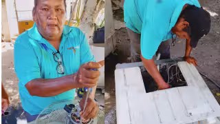 Juan Carlos Morales Cruz se dedica a reparar electrodomésticos.