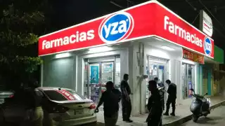 Asaltan de nuevo Farmacia YZA, es el cuarto asalto que sufre la empresa en Chetumal en lo que va del 2025