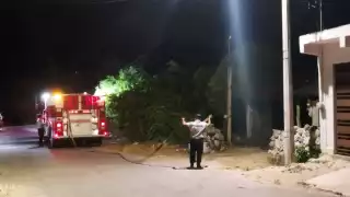 El Cuerpo de Bomberos atendió el reporte en José María Morelos