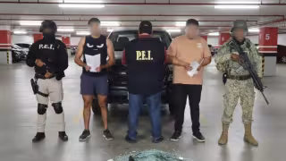 Los tres detenidos quedaron a disposición de las autoridades