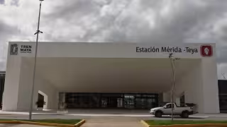 Hay formas de llegar a la Estación Teya del Tren Maya en Mérida