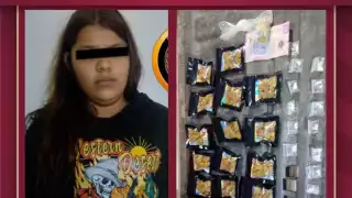 Una joven de 19 años fue detenida durante un operativo de la Policía Estatal.